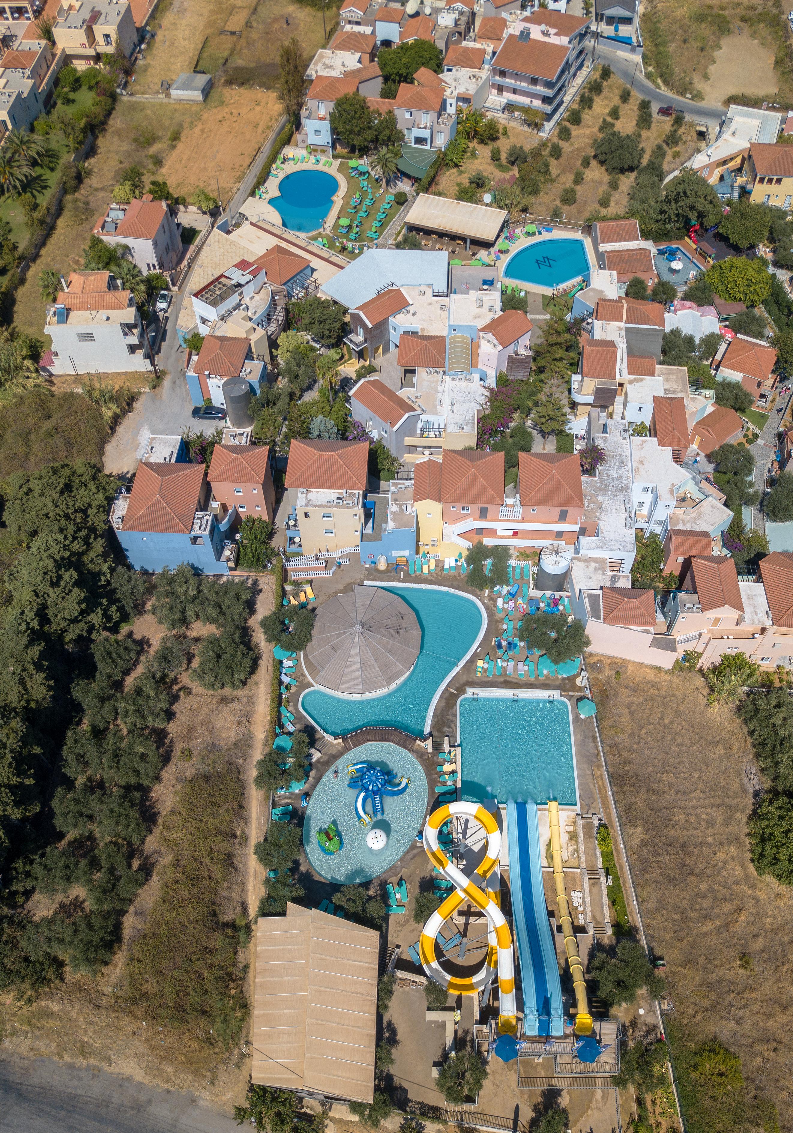 Iolida Village Water Park Hotel Agia Marina Exterior foto